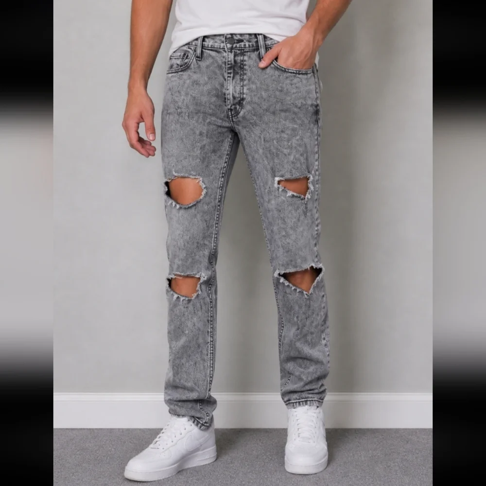 LEVI'S Acid Wash Distressed  SAMPLE/PROTYPE Jeans 32x32